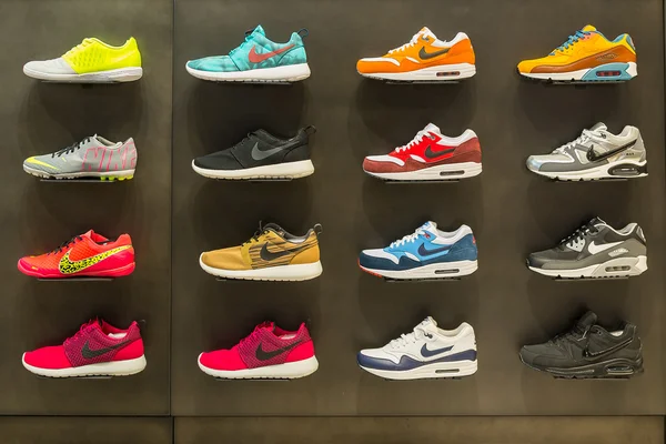 Exposition of nike sport shoes