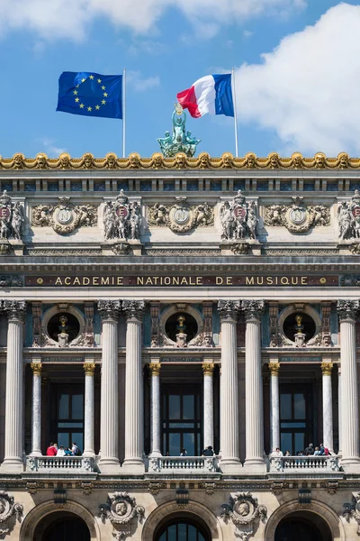 The Paris Opera or Garnier Palace facade