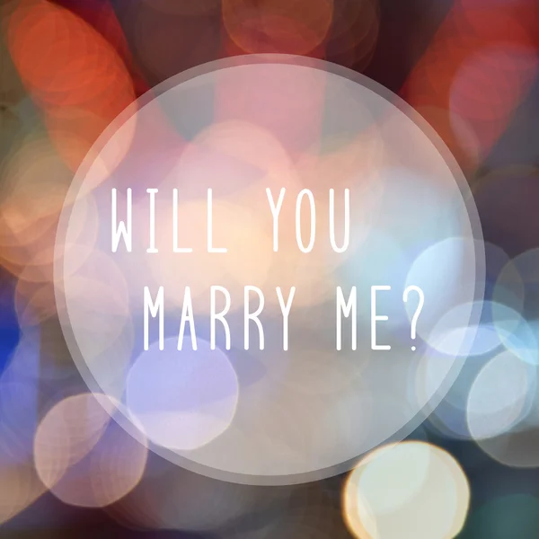 Will you marry me text