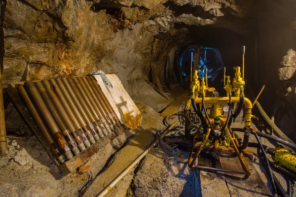 Underground mine boring rods