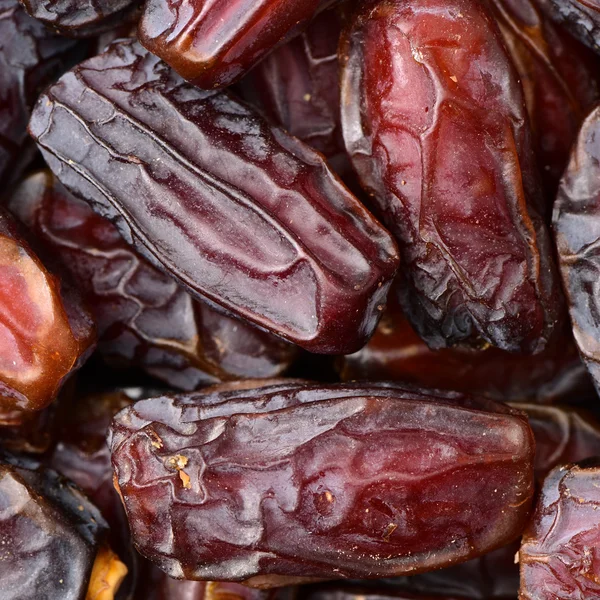 Dried date fruits close up