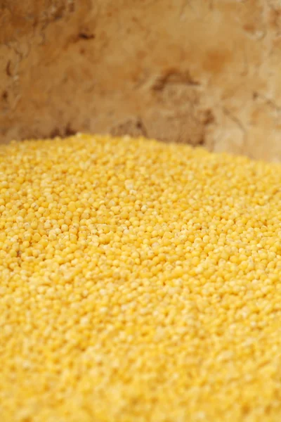 Yellow millet texture