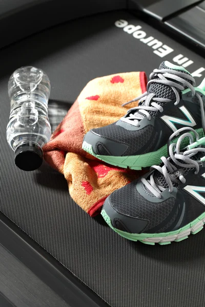 Sport shoes and gym accessories