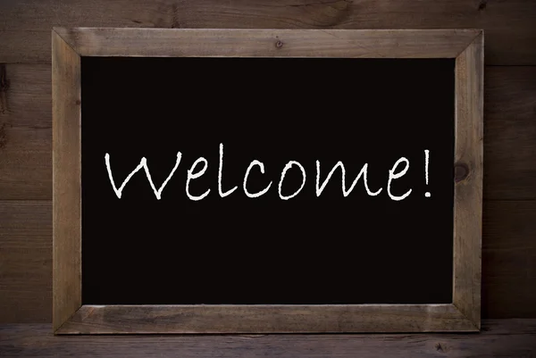 Chalkboard With Welcome