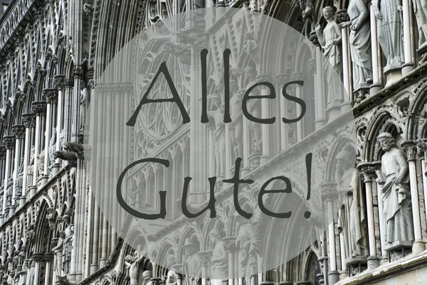 Church Of Trondheim, Alles Gute Means Best Wishes