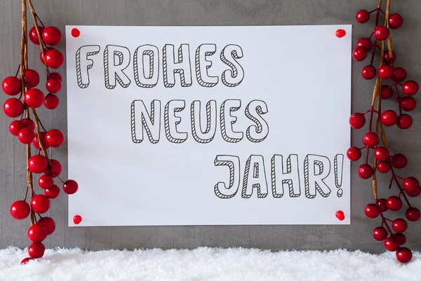 Label, Snow, Christmas Decoration, Neues Jahr Means New Year