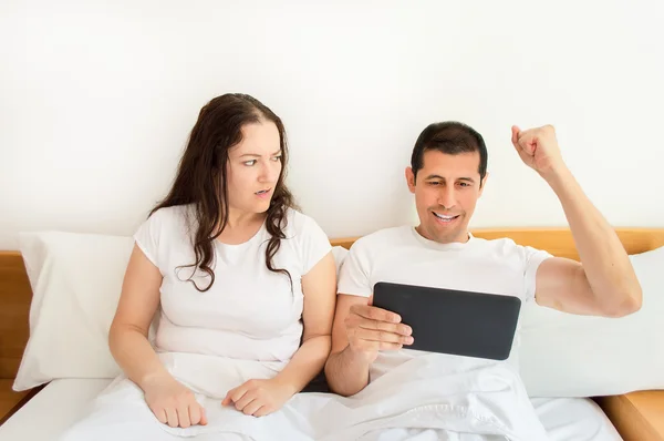 Husband wins betting and wife gets angry