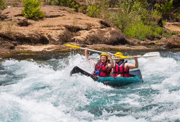 Water rafting on the rapids of river Manavgat