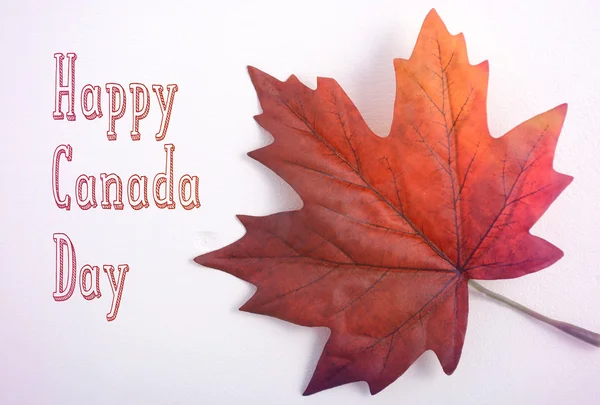 Canada Day Maple Leaf with handdrawn text
