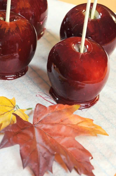 Happy Halloween Toffee Caramel Candy Apples