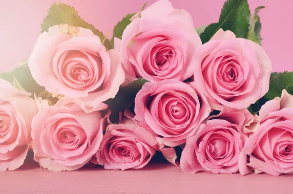 Happy Mothers Day Pink Roses background.