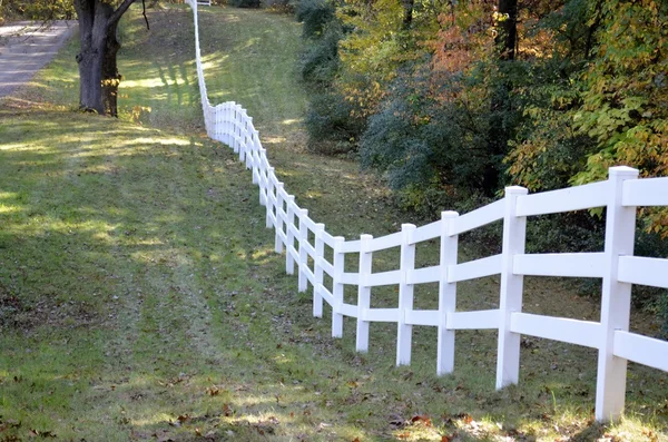 Beautiful White Country Fence