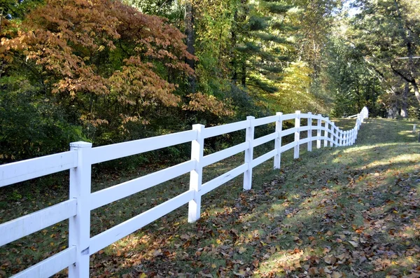 Beautiful White Country Fence
