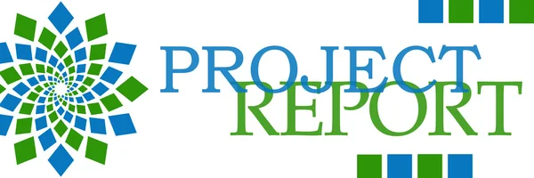 Project Report Green Blue Element Horizontal