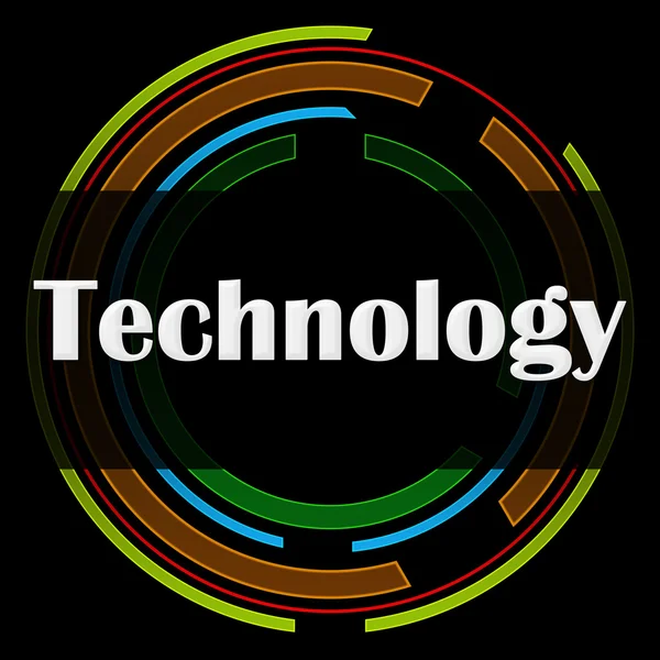 Technology Text Technology Circle