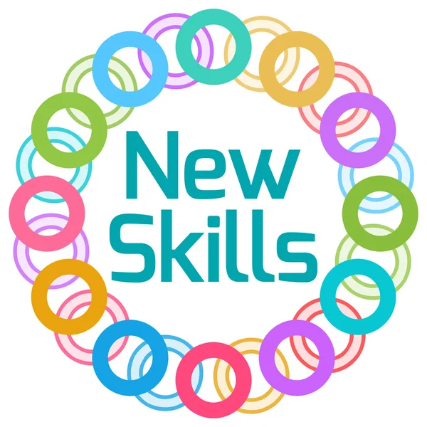 New Skills Colorful Rings Circular
