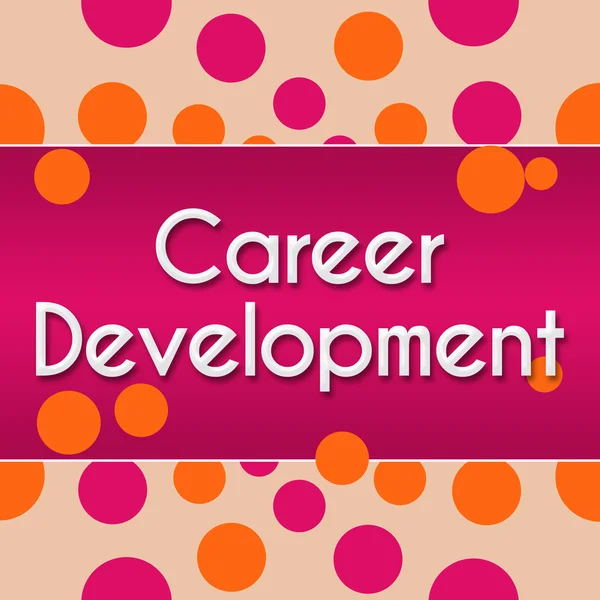 Career Development Pink Orange Dots