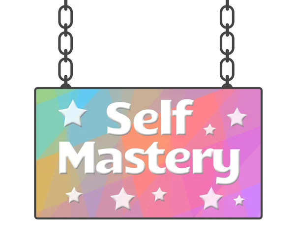 Self Mastery Colorful Signboard