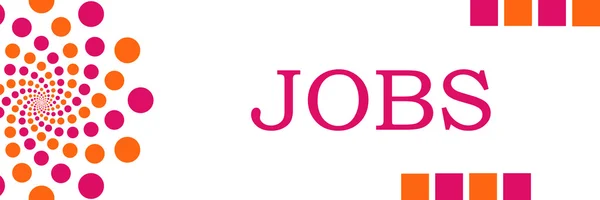 Jobs Pink Orange Dots Horizontal