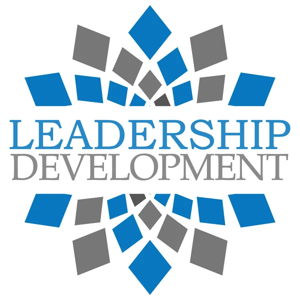 Leadership Development Blue Grey Square Elements