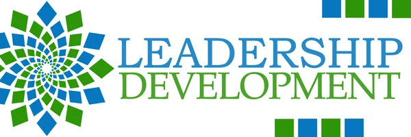 Leadership Development Green Blue Square Elements