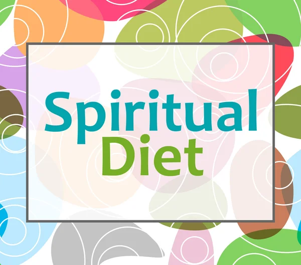 Spiritual Diet Colorful Background