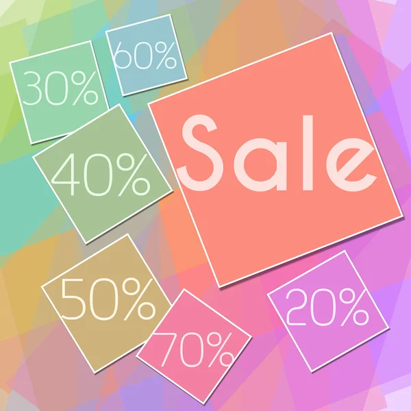 Colorful Squares Sale Square