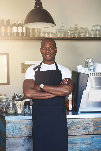 Handsome black entrepreneur