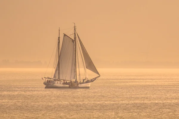 Vintage Sailing Ship Sunset