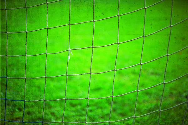 Grunge soccer net background