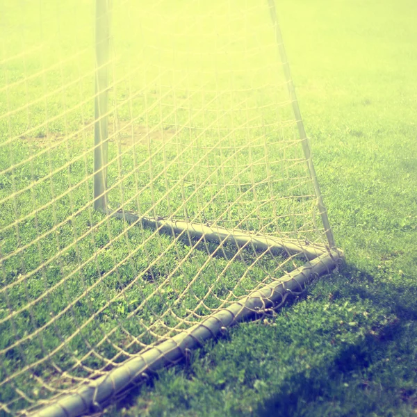Vintage soccer goal net
