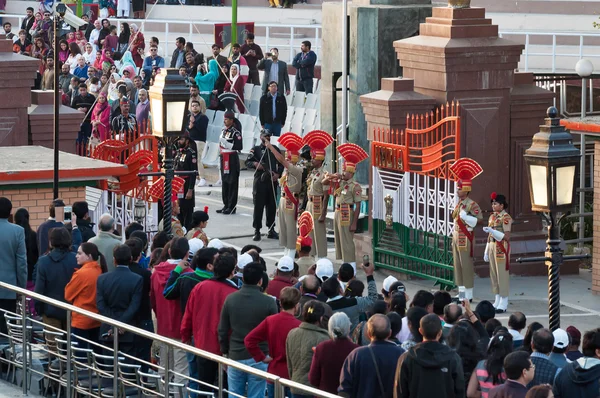 The India-Pakistan Wagah Border Closing Ceremony