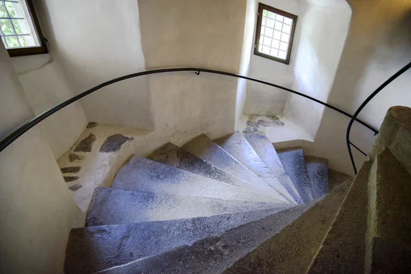 Caldes Castle in Trentino Alto Adige, the spiral staircase.