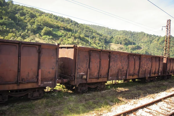 Old train wagons
