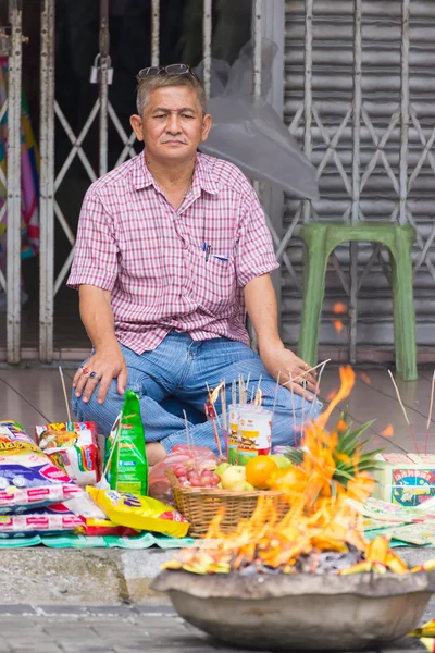 The Hungry Ghost Festival in Kuching, Borneo, Malaysia