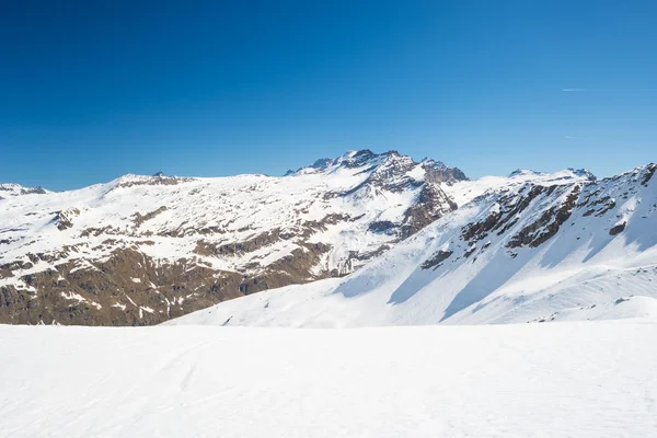 Majestic mountain peaks in the Alps