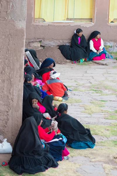 The traditional community of Taquile, Titicaca Lake, Peru