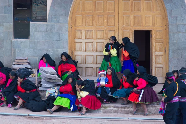 The traditional community of Taquile, Titicaca Lake, Peru