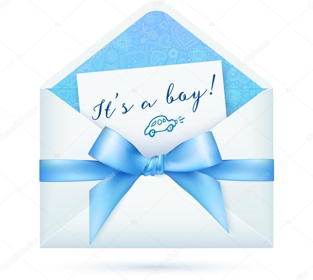 Blue baby shower vector envelop with bow — Vector stock © artofsun #62252051 Blue baby shower vector envelop with bow — Vector stock © artofsun #62252051 # Sunshower Blue_021322