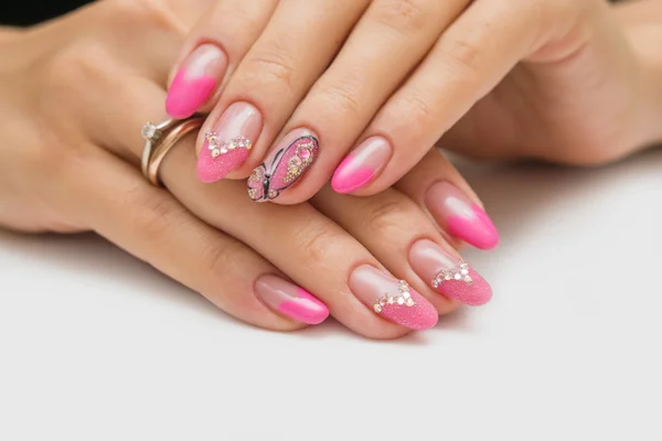 Nail, nails, manicure, art, beauty, polish, pink, woman,