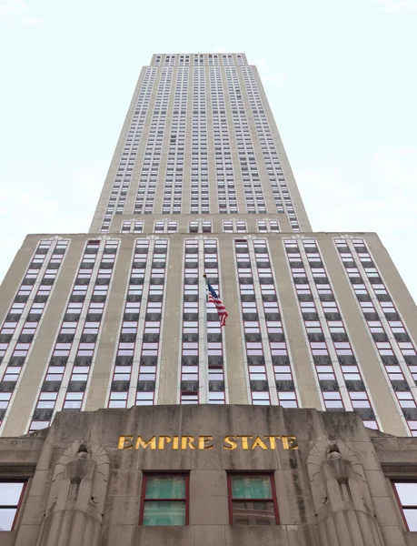 The Empire State Building in New York City.