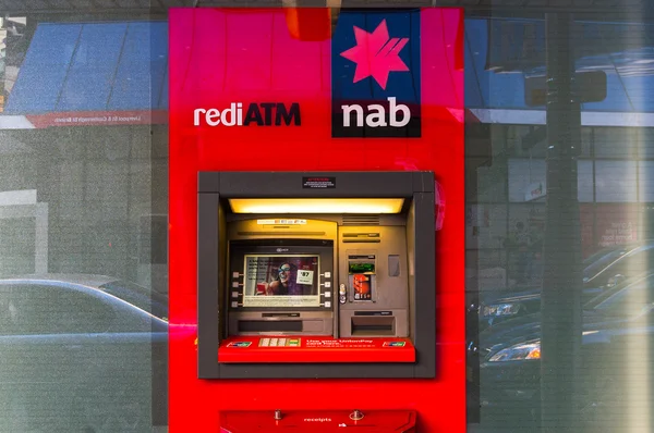 NAB ATM on Castlereagh street, Sydney, Australia