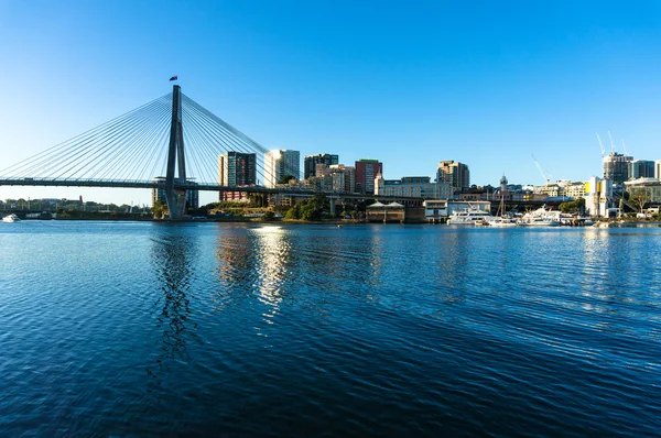ANZAC bridge and CBD view of Sydney