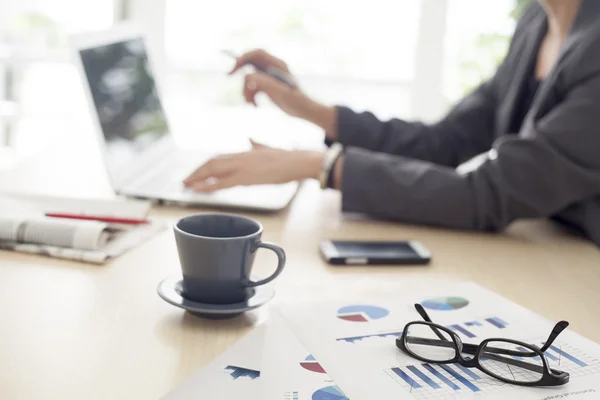 Working woman in the office