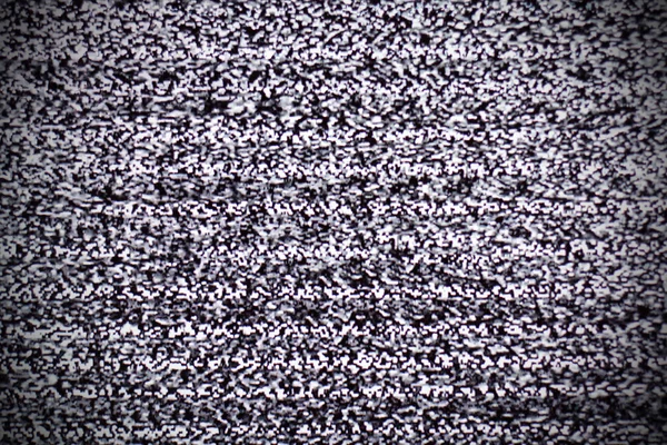 TV white noise on lcd screen