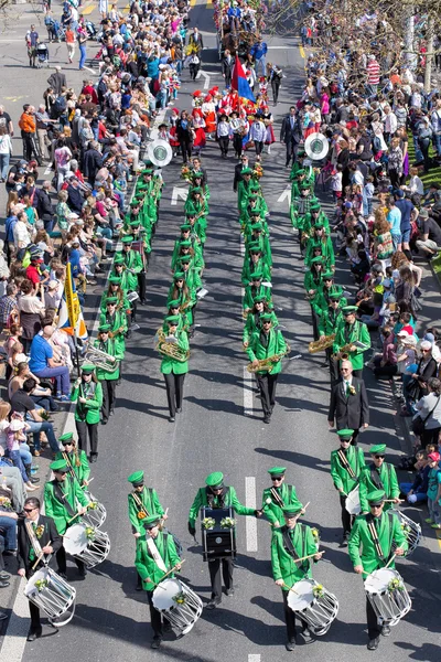 Spring holiday parade in Zurich