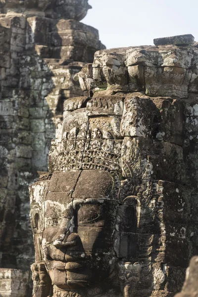 Ancient stone face of king Jayavarman VII