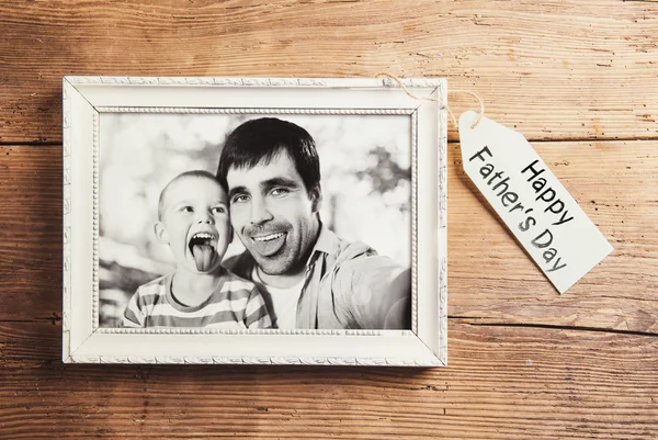 Father's day composition - picture frame