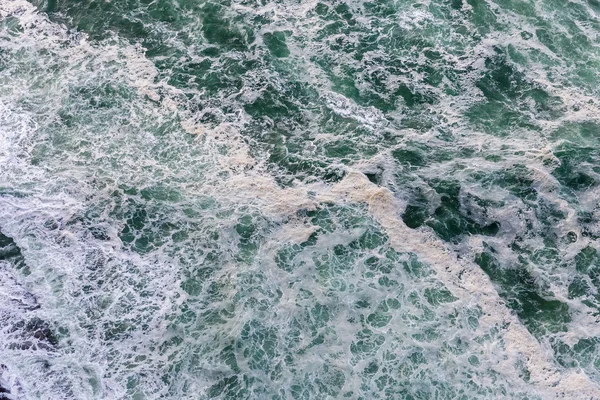 Close up photo of splashing ocean waves