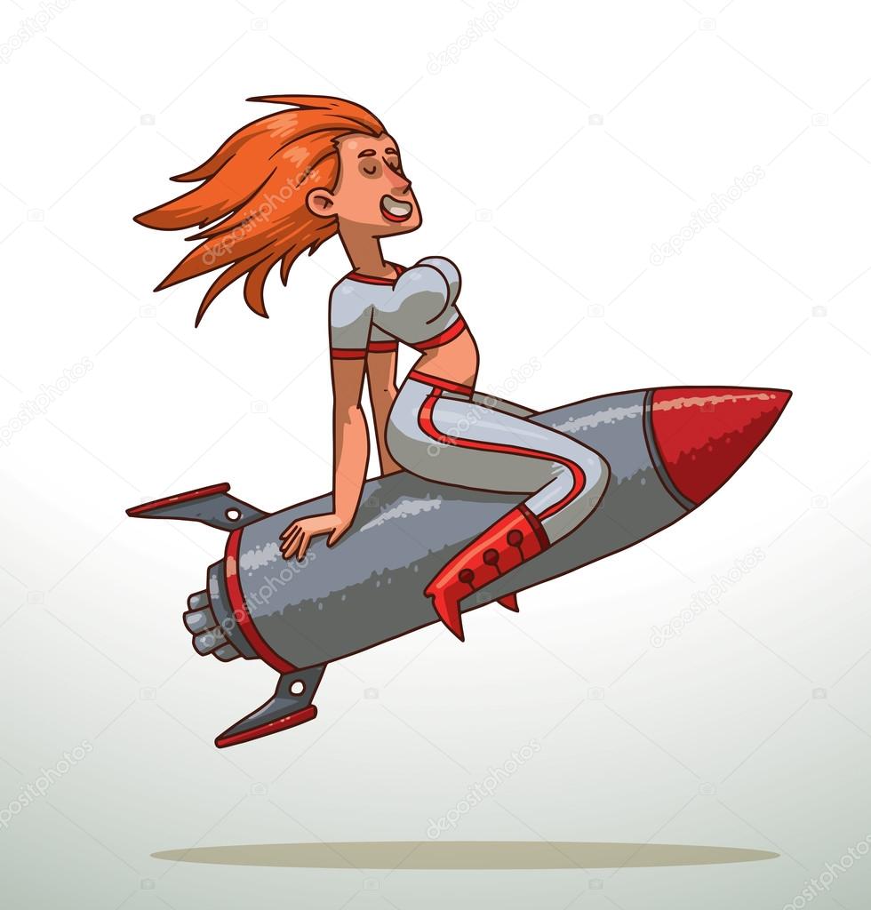 Девочка-ракета готова к кремпаям